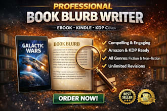 a compelling book blurb that sells your book on amazon