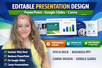 editable presentation, powerpoint redesign business PPT,fix google slides design