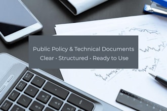 review and structure your document or report professionally