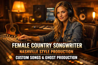 produce and record country music, folk or modern country pop