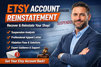 reinstate your suspended etsy account and resolve policy violations
