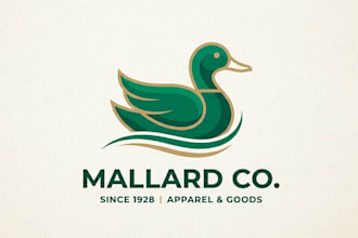 create professional and special duck logo design