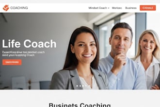 build squarespace coaching website life coach mindset coach business coach site