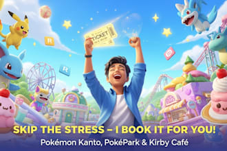 secure tickets for pokemon kanto pokepark kanto kirby cafe reservations