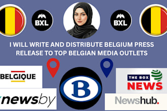 write and distribute belgium press release to top belgian media outlets