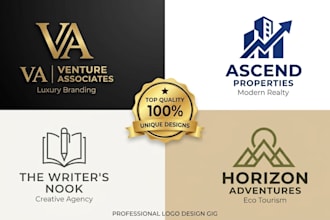 design a modern minimalist luxury business logo