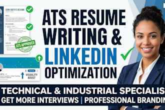 write an ats optimized resume and linkedin profile for technical profession
