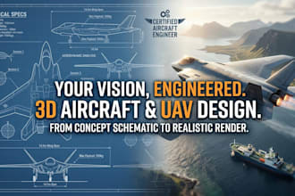 create 3d aircraft, drone uav design, aerospace vehicle designs, vtol aircraft