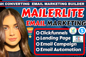 mailerlite email campaign bookfunnel bookclicker landing page on mailerlite