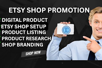 boost etsy store, etsy sales with ecommerce marketing and etsy shop promotion