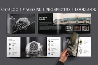 do catalog prospectus sell sheet magazine sales product catalog lookbook design