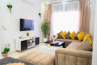 makeover airbnb apartment interior, modern bedroom, kitchen cabinet, 3d renders