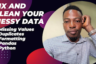 clean and process your dataset using python
