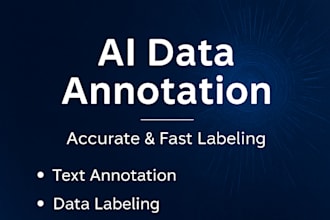 do ai data annotation, labeling, and training data support