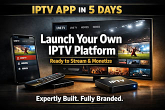 develop iptv app iptv player smart TV app for android ios