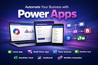 create custom microsoft power apps for business automation