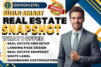 be your gohighlevel CRM expert and pipeline setup