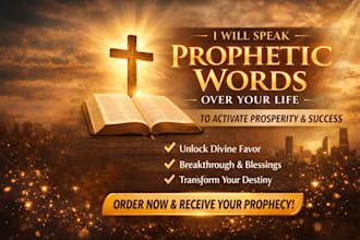 speak prophetic word over your life to activate prosperity and success