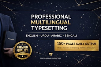 do professional multilingual typesetting and book formatting