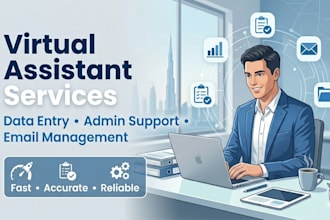 be your virtual assistant for admin, and business tasks