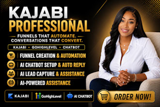 setup kajabi gohighlevel chatbot widget funnels auto reply chat bot ai assistanc