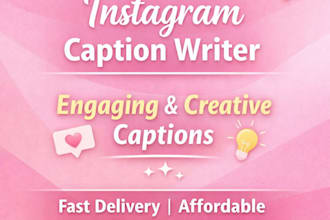 create engaging instagram captions for posts and reels