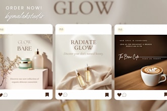 design canva instagram posts for brands and small businesses
