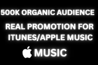 organic 30days USA itunes music promotion, itunes music promotion