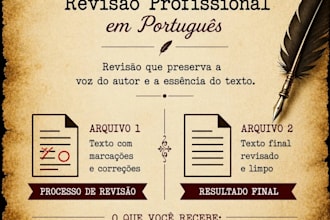revisao de texto e correcao ortografica em portugues