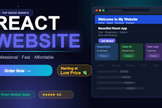 build a responsive react website