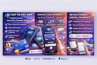 develop a secure nfc tap and pay mobile wallet app