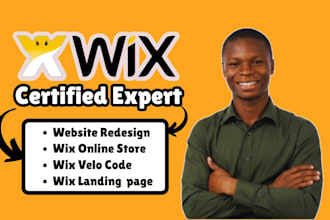 wix website redesign wix velo code wix online store wix landing page wix seo