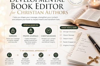 be developmental book editor for christian books format sermon prayer journals