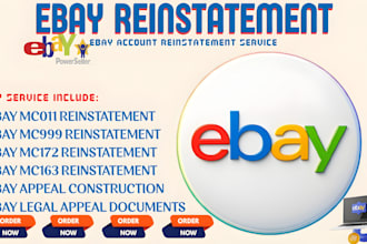 do reinstatement of your suspended ebay account, ebay account reinstatement