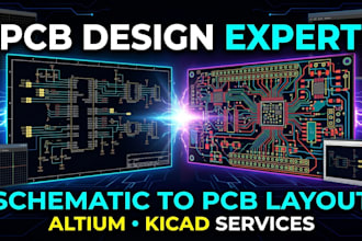 design professional schematic and pcb layout design in altium and kicad