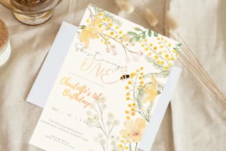 create unique memorable birthday invitation, bridal shower