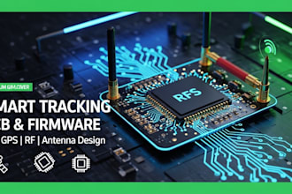 design advanced smart tracking pcb, firmware and iot solutions