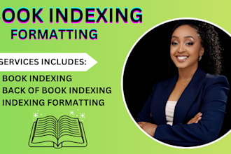do professional book indexing for authors and publishers