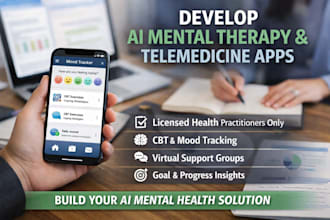 develop ai mental therapy app, ai mental health, telemedicine, ai mental therapy