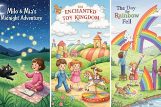 children book illustration, children story book illustration