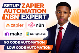 setup zapier automation n8n expert for no code workflow automation