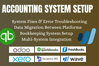 quickbooks enterprise dynamics 365 freshbooks xero wave bookkeeping odoo setup