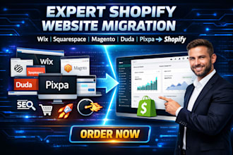 migrate duda magento carrd ucraft mozello pixpa  wix website to shopify store