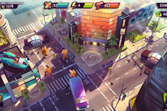 build realistic 3d roblox game map city environment game asset model in blender