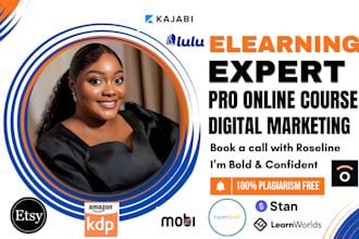do ebook online course content, digital marketing ebook writer, lesson plan