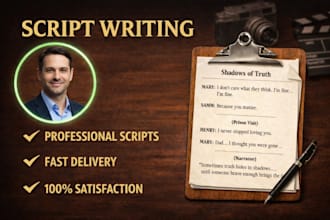 engaging youtube scripts for your channel