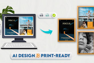 convert ai art to print ready cmyk files 300 dpi upscale