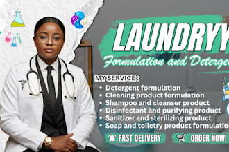 formulate soap laundry cleaning detergent product