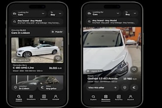 build a custom car part app, car rental app, car dealerships app, car wash app