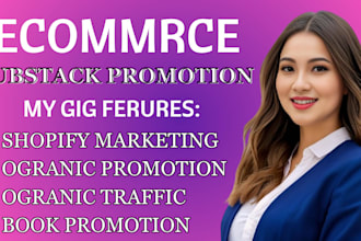 organically increase website traffic, substack subscriber, author book promotion